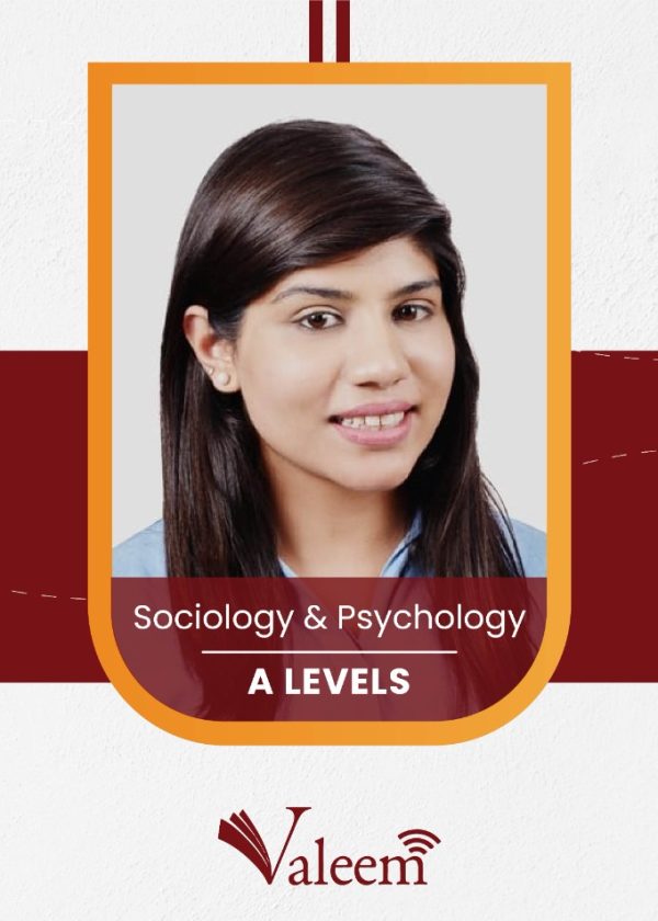 Yumna ahmed Sociology, Psychology ALevels online tuition classes